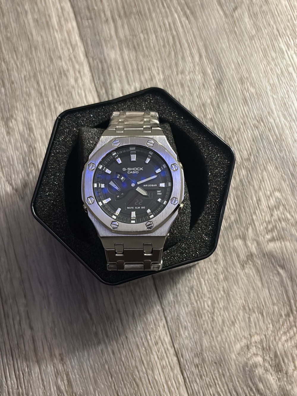 G-SHOCK Casio Men’s Silver Stainless Steel Watch